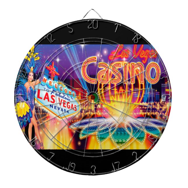 Las Vegas Vacation Dartboard (Front)