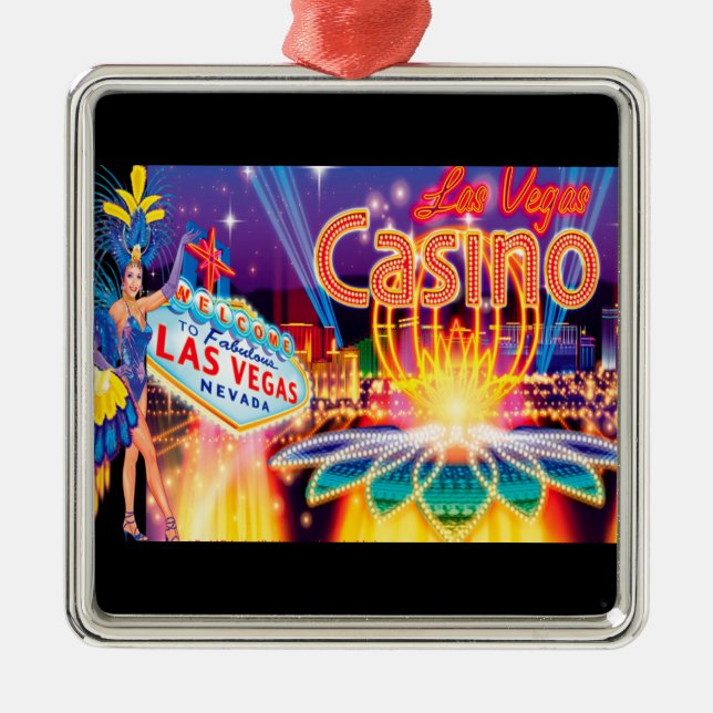 Las Vegas Vacation Metal Ornament (Front)