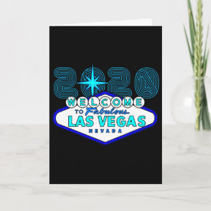 Las Vegas Vacation Sign Card