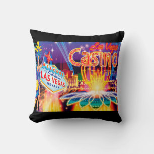 Las Vegas Vacation Throw Pillow