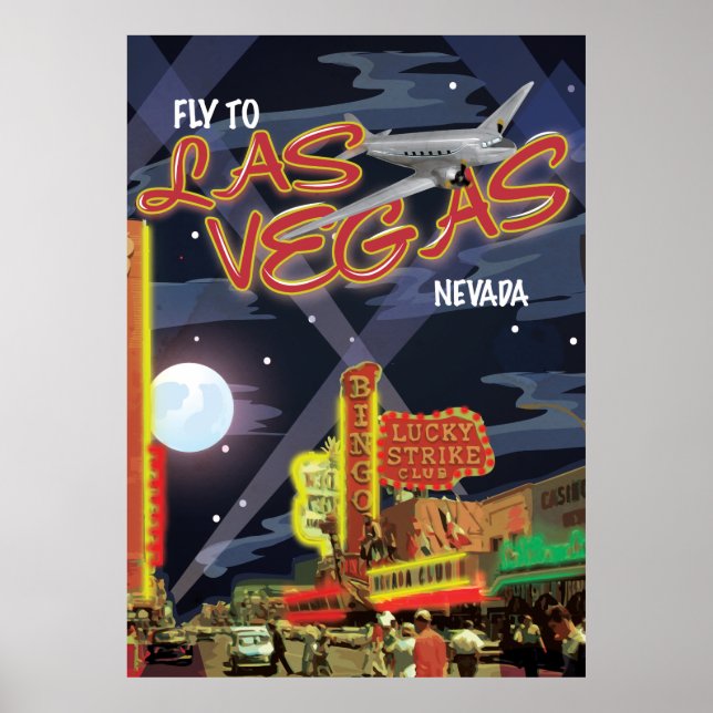 Las Vegas Vintage Poster (Front)