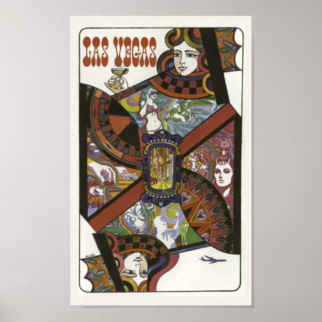 Las Vegas Vintage Travel Poster (Front)