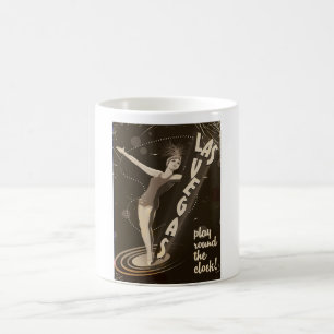 Las Vegas vintage travel poster Coffee Mug