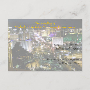 Las Vegas Wedding and Reception RSVP