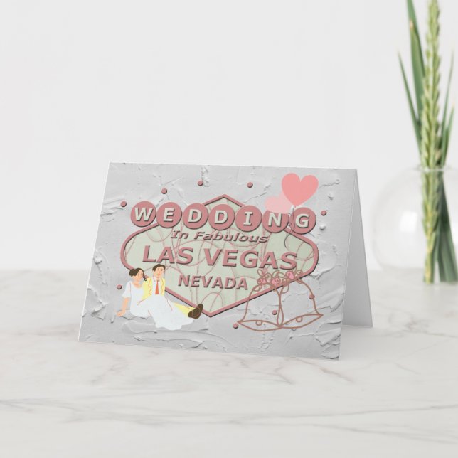 Las Vegas Wedding Card (Front)