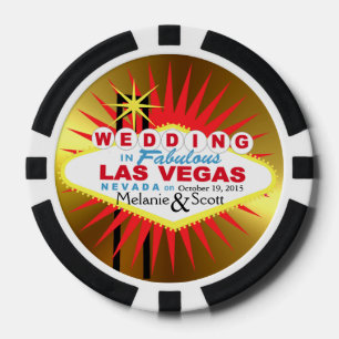 Las Vegas Wedding Casino Chip