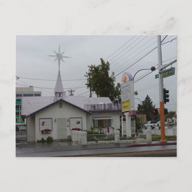 Las Vegas Wedding Chapel Postcards (Front)