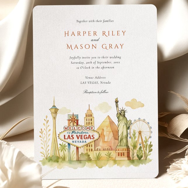 Las Vegas Wedding Invitation (Creator Uploaded)