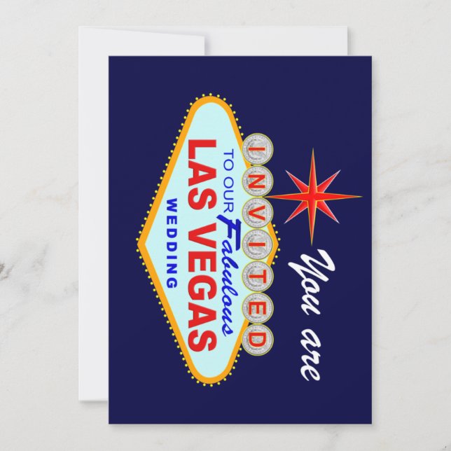 Las Vegas Wedding Invite (Front)