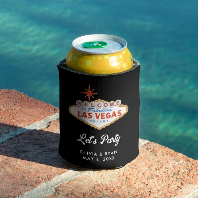 Las Vegas Wedding Pool Day Favour  Can Cooler (In Situ Pool)
