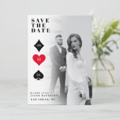 Las Vegas Wedding Save The Date Invitation (Standing Front)