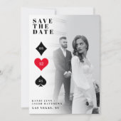 Las Vegas Wedding Save The Date Invitation (Front)