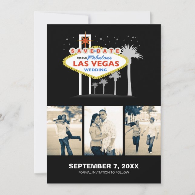 Las Vegas Wedding Save-the-date Save The Date (Front)