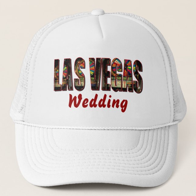 Las Vegas Wedding Trucker Hat (Front)
