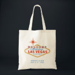 Las Vegas Wedding Welcome Tote Bag<br><div class="desc">Get ready for a memorable Las Vegas wedding with this customizable wedding welcome tote bag! It's the perfect gift tote that guests will actually want to keep.</div>