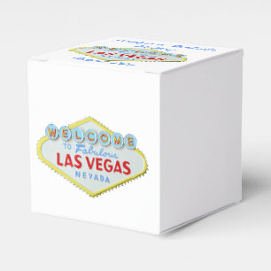 Las Vegas Welcome Sign Favor Box