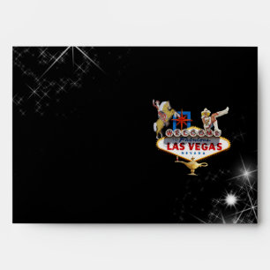 Las Vegas Welcome Sign On Starry Background Envelope