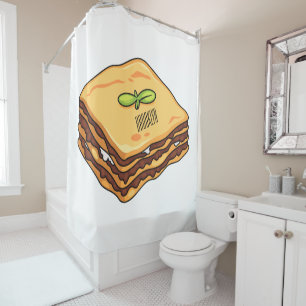 Lasagna cartoon illustration