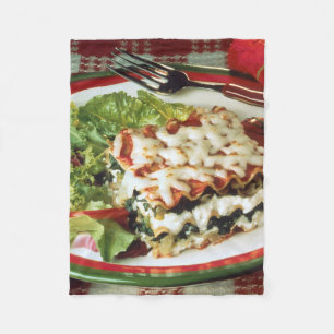 Lasagna Dinner Fleece Blanket