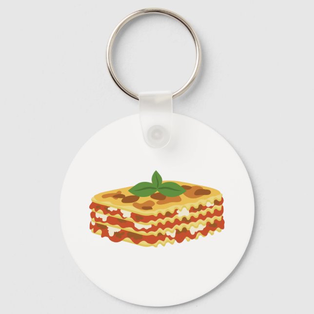 Lasagna Keychain (Front)