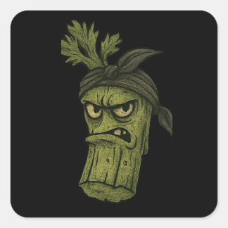 Lasanghetti's Stalky D Square Sticker