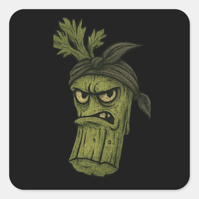 Lasanghetti's Stalky D Square Sticker (Front)