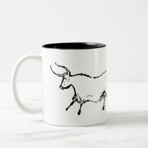 Lascaux Cow Two-Tone Coffee Mug