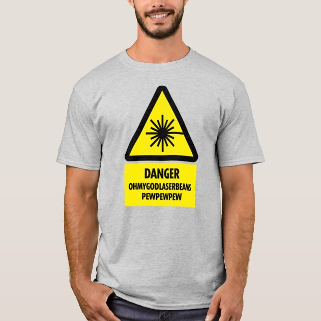 Laser Beams pewpewpew T-Shirt (Front)