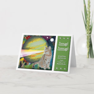 Laser-Cat Mossbody Card