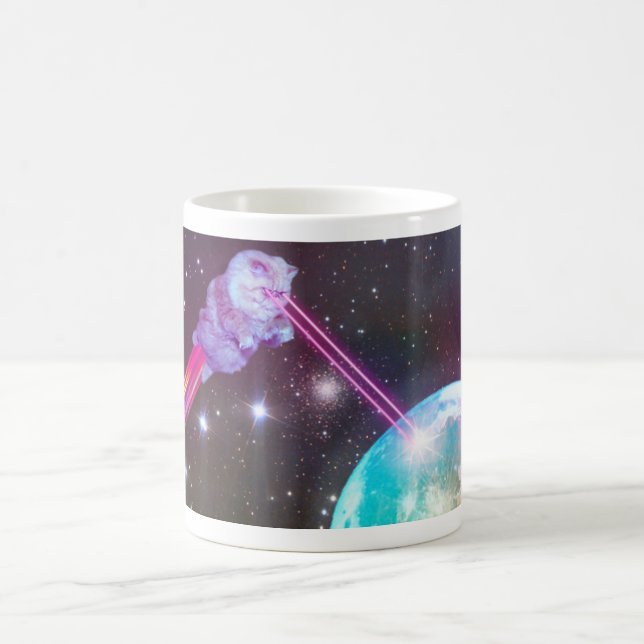 Laser Cat Mug (Center)