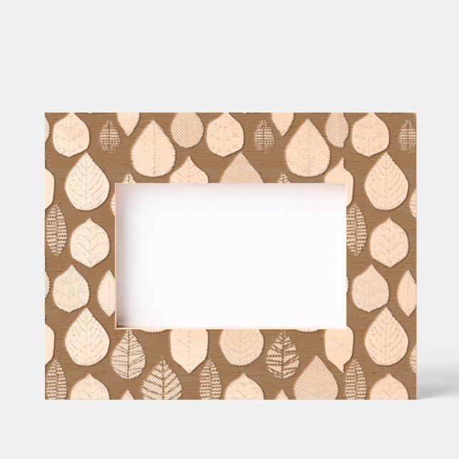 Laser engraved leafy etched frames (Front)