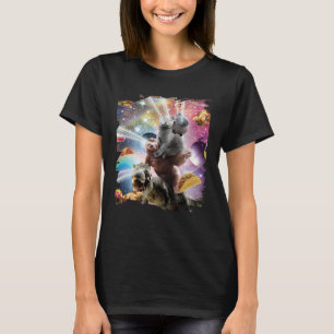 Laser Eyes Space Guinea Pig Cat Sloth Dinosaur T-Shirt