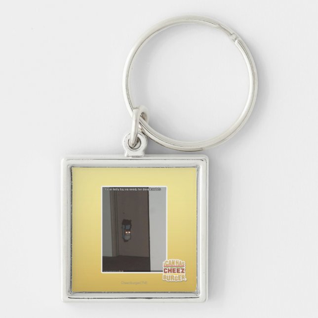 Laser Kitty Keychain (Front)