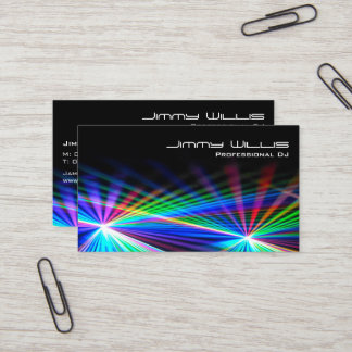 Laser Light Club cool - DJ Carte de visite