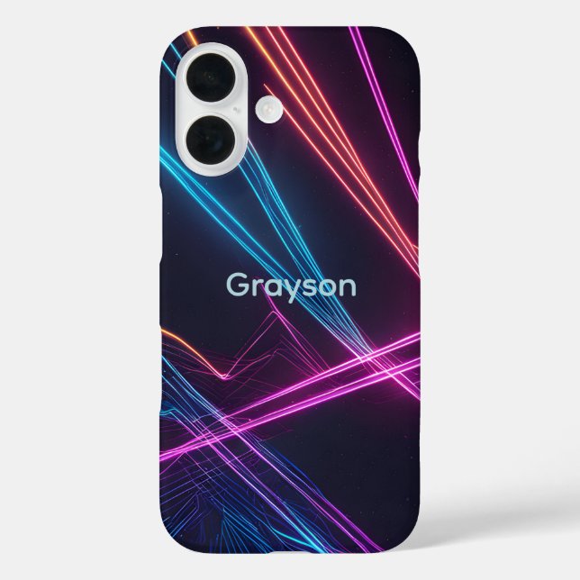 Laser Lights Case-Mate iPhone Case (Back)