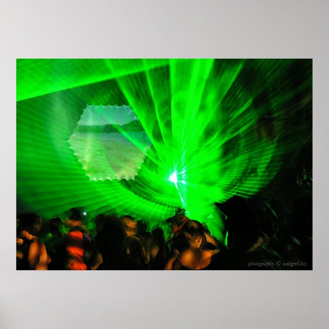 Laser Lights Outdoor Poster (Front)