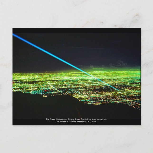 Laser Sculpture by Rockne Krebs Postcard (Front)