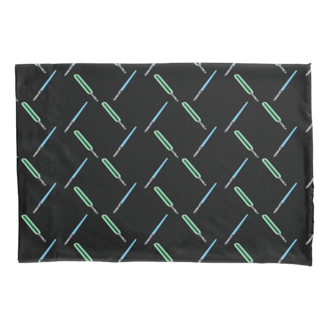 Laser Swords Pillowcase (Front-Left)