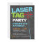 Laser Tag Birthday Party Invitations