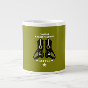 Laser Tag Combat Mission Kids Large Coffee Mug