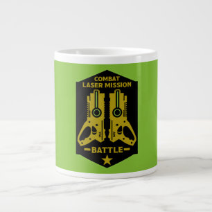 Laser Tag Combat Mission Kids T-Shirt Large Coffee Mug