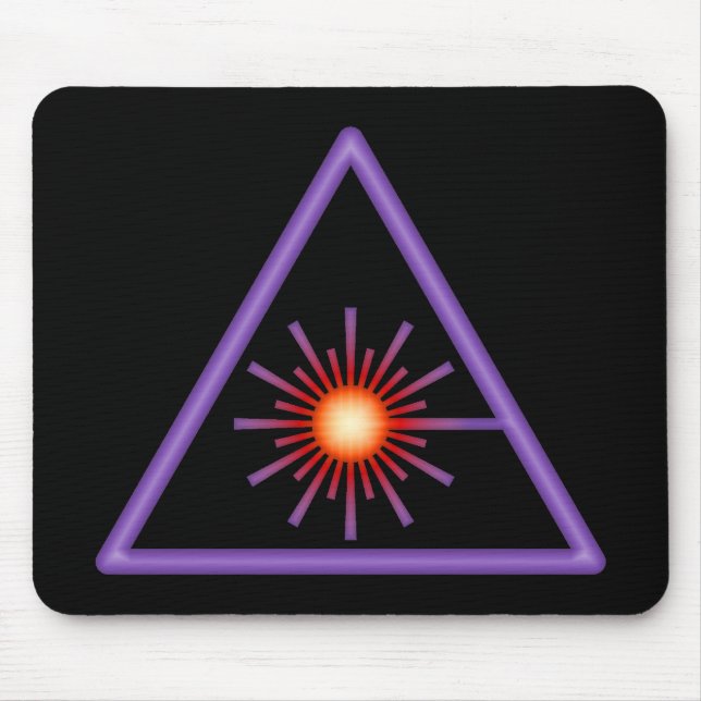 Laser Warning Mousepad (Front)