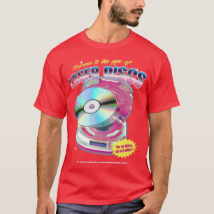 LaserDisc Movie Night Video Vintage 80s 90s Tech M T-Shirt