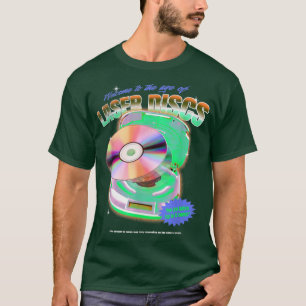 LaserDisc Movie Night Video Vintage 80s 90s Tech M T-Shirt