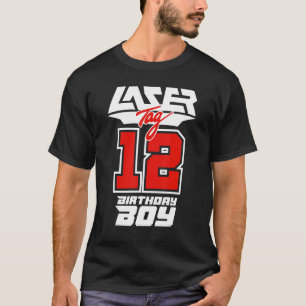Lasertag 12 Years Birthday Boy  Laser Tag  For Boy T-Shirt