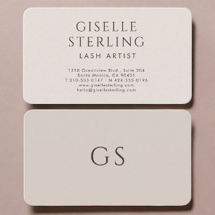 Lash Artist  Business Card