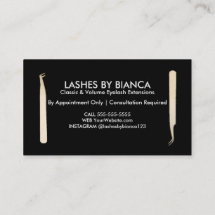 Lash Artist Tools Business Card