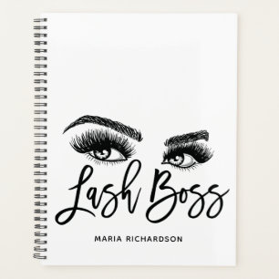 Lash Boss Makeup Eyebrow Eyes Lashes Rose Gold Planner
