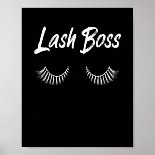 Lash Boss Makeup Lashes Cosmetics Poster