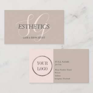 Lash / Brow artiste cartes de visite